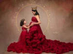 Enchanting Red Mommy and Me Twinning Dress Set