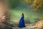 Comfortable and Stylish Full-Sleeve Maternity Dress for Photography