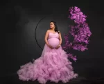 Lilac Blossom Maternity Dress: A Breathtaking Option for Moms-to-Be