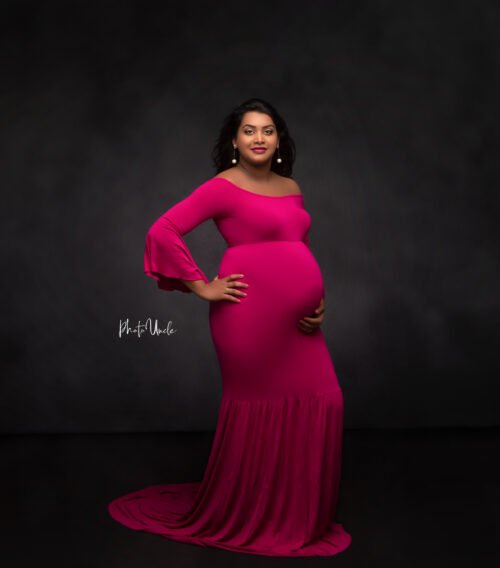 Elegant Full Sleeve Maternity Dress For Your Baby Shower