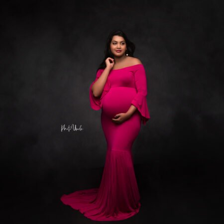 Elegant Full Sleeve Maternity Dress For Your Baby Shower