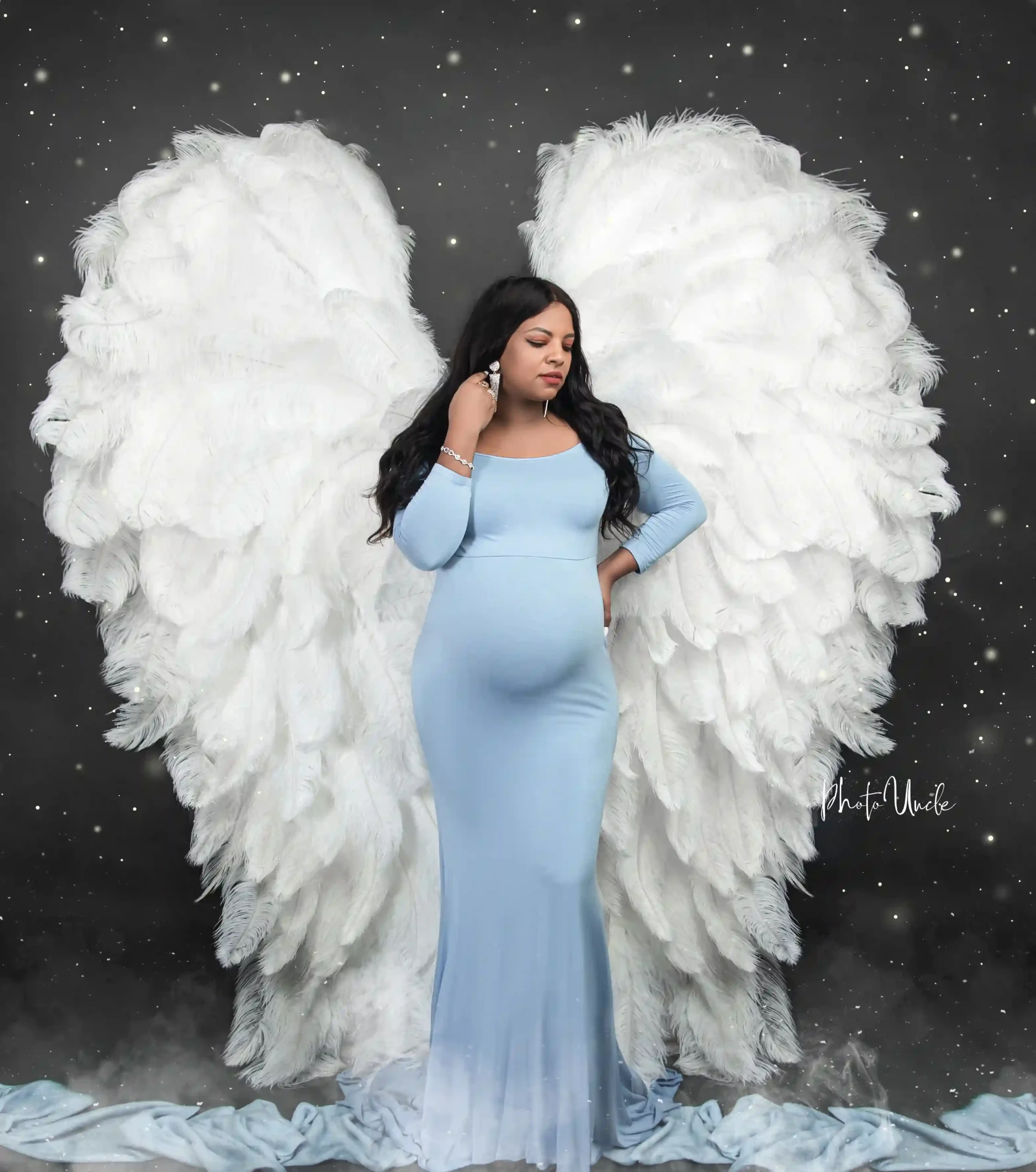 Full Sleeved Maternity Photography Gown